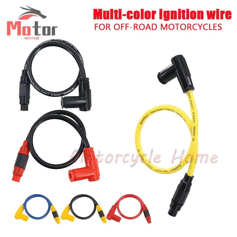 Spark Plug lridium Cable For Dirt Bike Racing Go Kart ATV Scooter Moto Motorcycle lgnition Coil Universal