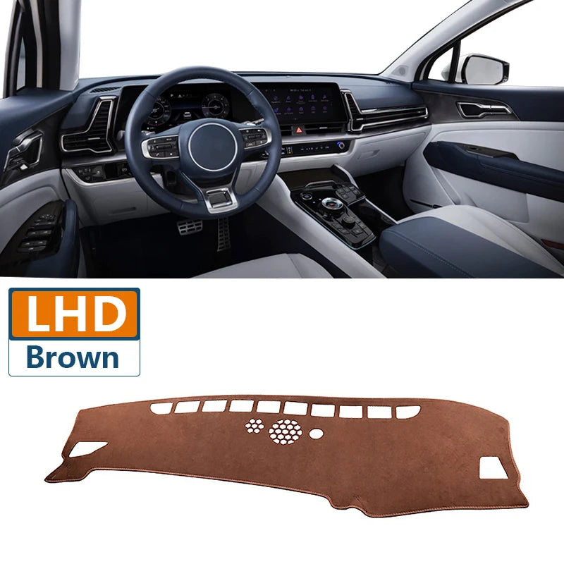 Car Accessories For Kia Sportage NQ5 2022 2023 2024 Dashboard Cover Avoid Light Pad Sun Shade Case Anti-UV Carpets Non-Slip Mats
