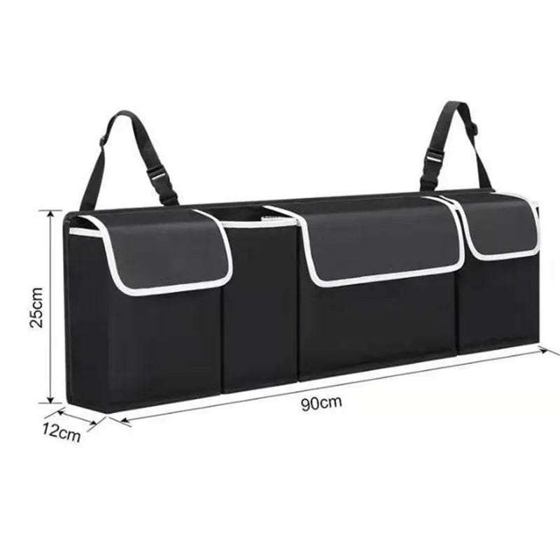 Car Trunk Organizer Backseat Storage Bag High Capacity Multi-use Oxford Car Seat Back Organizers Automobile Interior