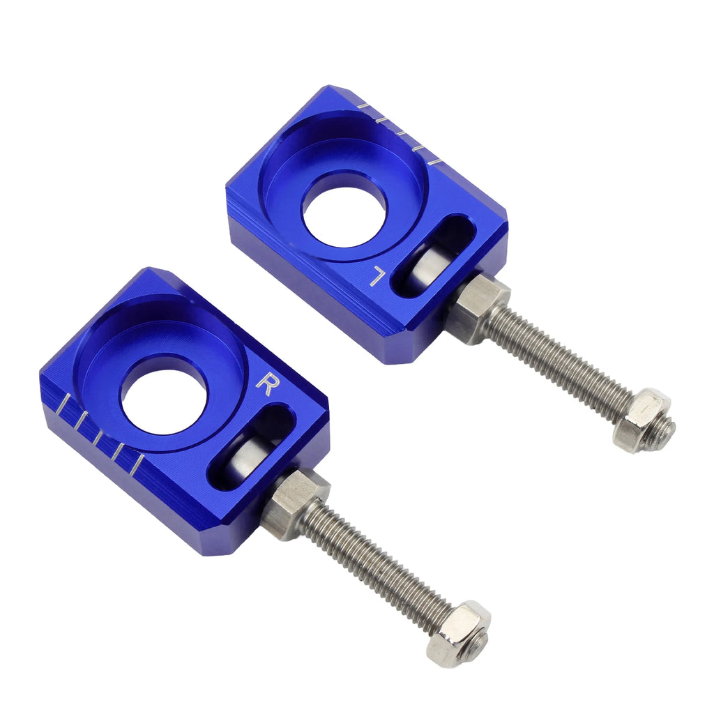 Accesorios para motocicleta, ajustador de cadena de aleación de aluminio CNC para motocross, bicicleta eléctrica para Surron Light Bee XS Segway X260 X160