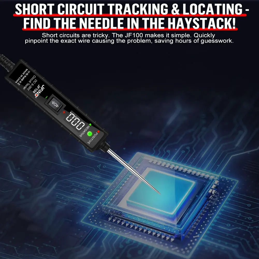 Car Electric Circuit Tester 6V-30V Voltage Tester Auto Truck Moto Diagnostic Test Tools Power Switch LED Light 6V-24V Probe Pen