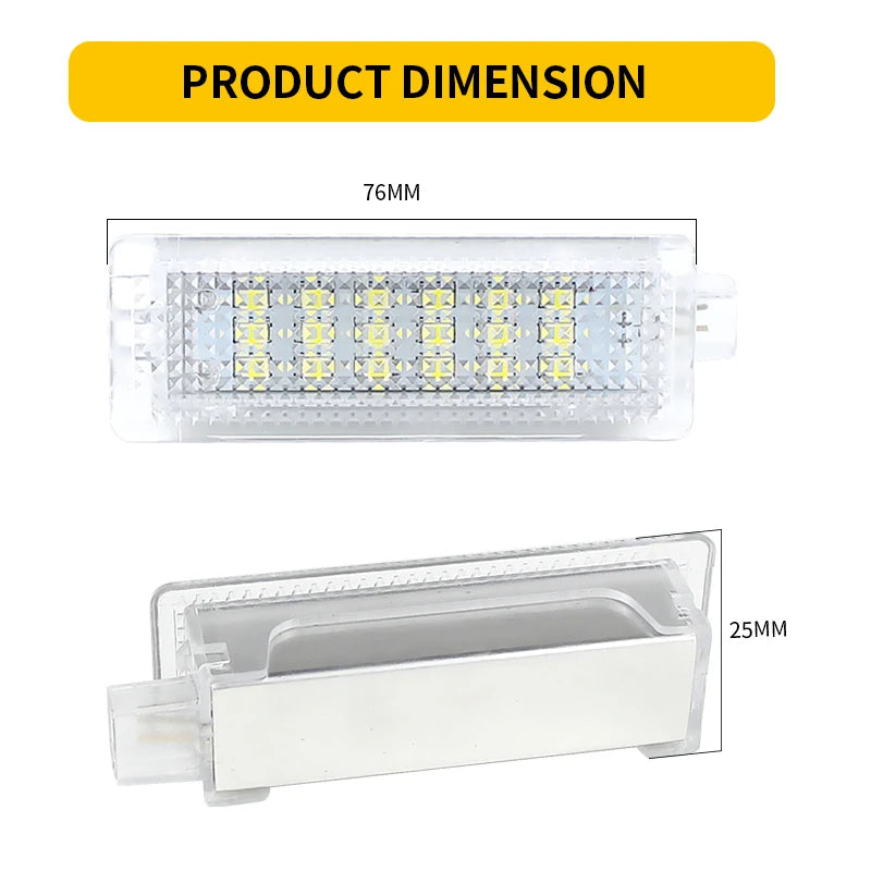 LED Car Door Footwell Courtesy Light For Land Rover LR2 LR3 LR4 Freelander 2 Discovery 4 Range Rover Sport Evoque Car Accessorie