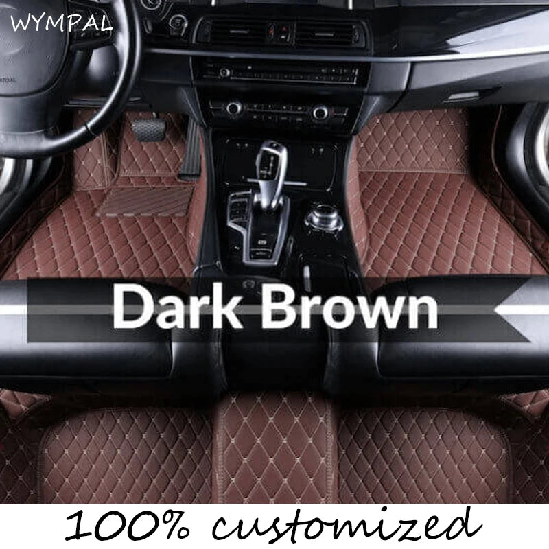 Custom Automotive Car Floor Mats For Mercedes W203 2001 2002 2003 2004 2005 Auto Luxury Leather Men Women Car Mats Full Coverage