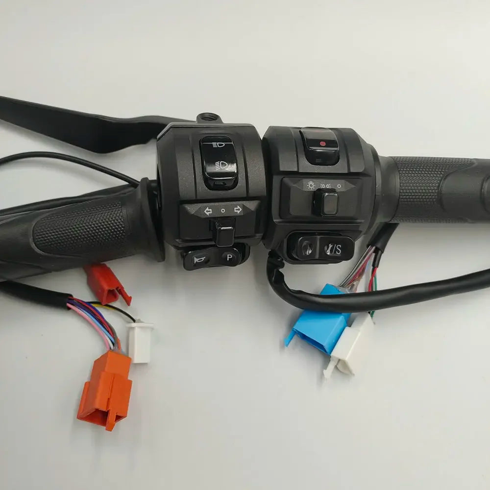 Tricycle Conversion Part Electric Bicycle Battery Vehicle Throttle+combination Switch Scooter Handle+button Assembly