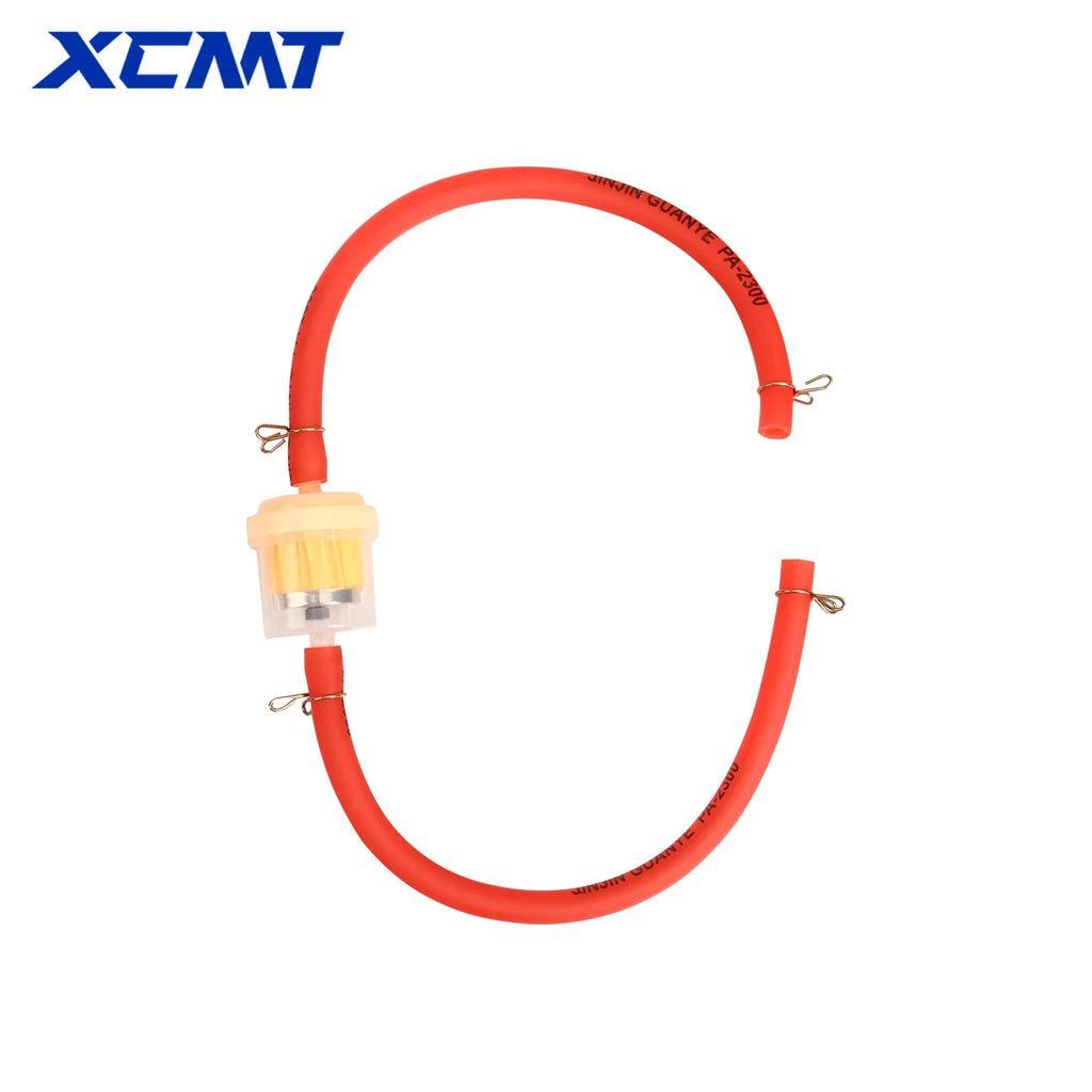 Motorcycle Universal Gas Fuel Filters and Fuel Pipe For 49cc 50cc 110cc 125cc Motocross Dirt Pit Bike Moped Scooter ATV Go Kart