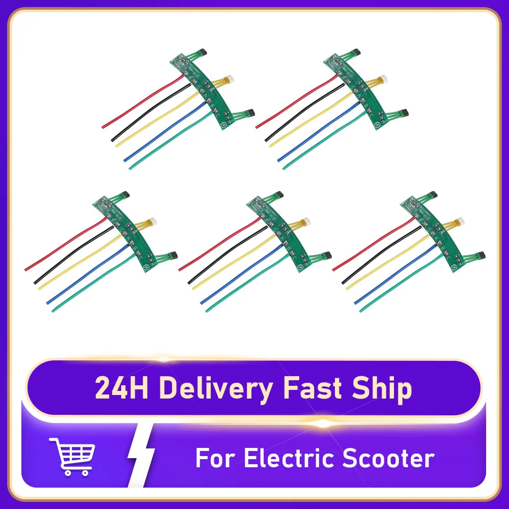 1/2/5/10PC 60 Degrees 3147 41F 213 PCB Board Hall Sensor Cable for 2-Wheels Electric Vehicles Motor for E-Scooter E-Bike Part