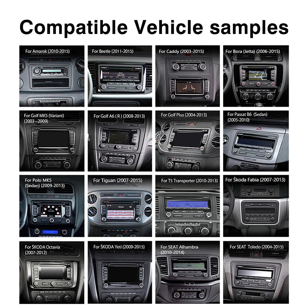 7" 2 Din HD Car Media Video RDS Airplay Car Radio Wireless CarPlay Android Auto Stereo Audio For VW/Seat/Skoda/Passat/Golf/Polo