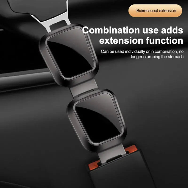 Car Seat Belt Metal Jewelry Seat Belt Accessory Extender for Smart 451 brabus Smart 453 fortwo forfour car Accessories