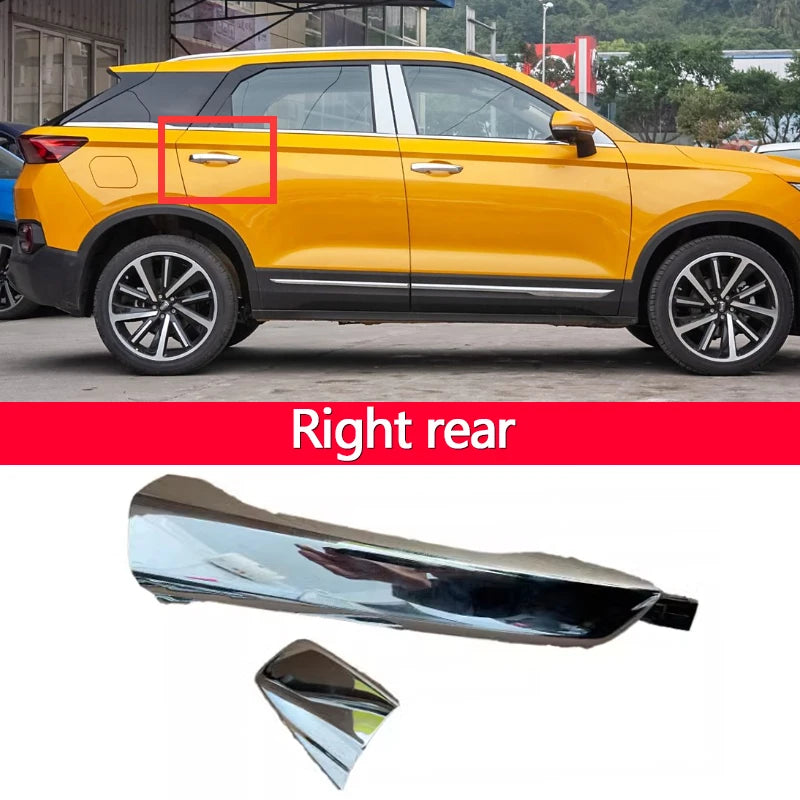for FAW BESTURN T77 2019 2020 Car Accessories Chrome Outer Outside Exterior Door Handles Clip