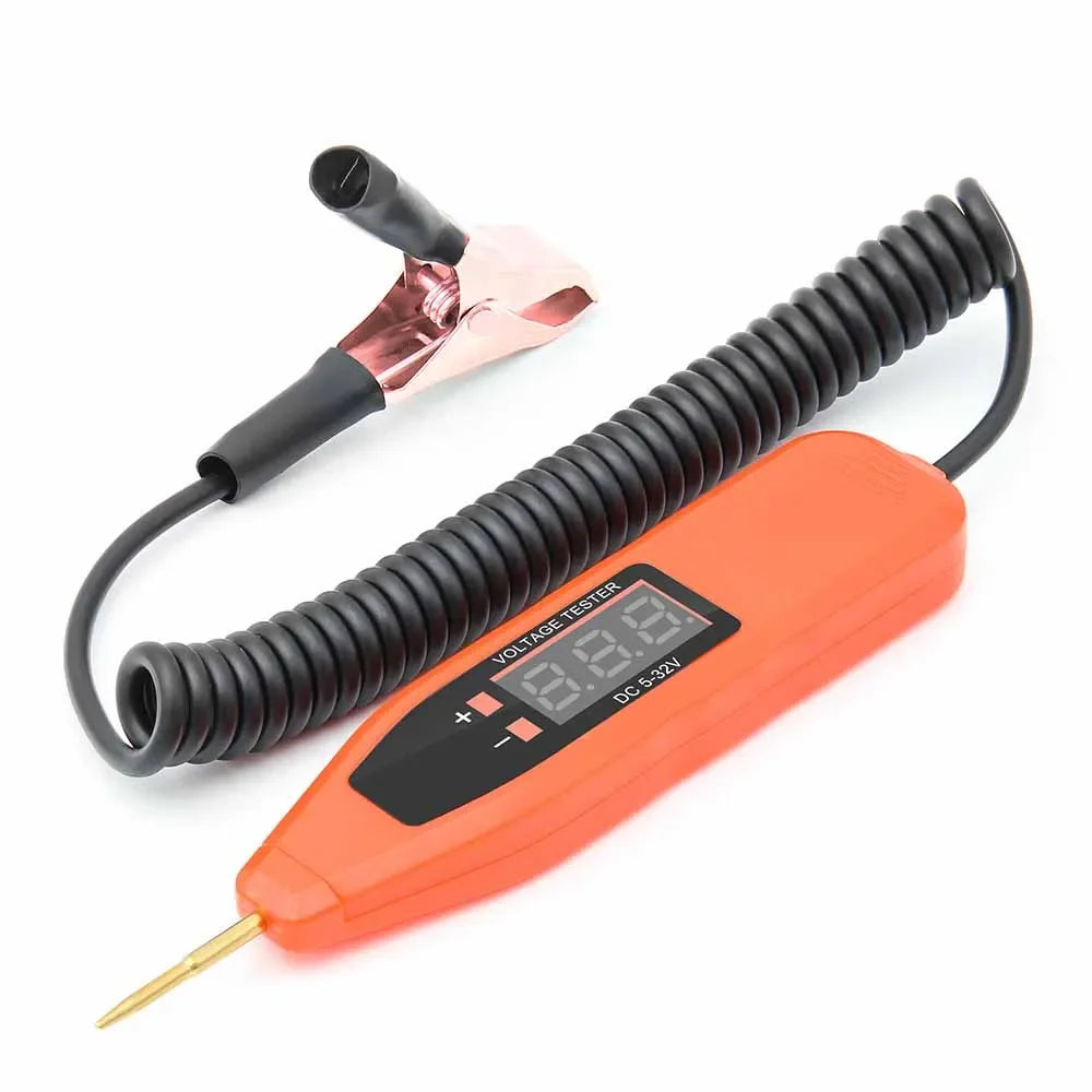 Car Truck Electrical Circuit Voltage Tester Pen Power Probe Automotive Scanner Auto LED Display Digital Diagnostic Tool 5V-32V