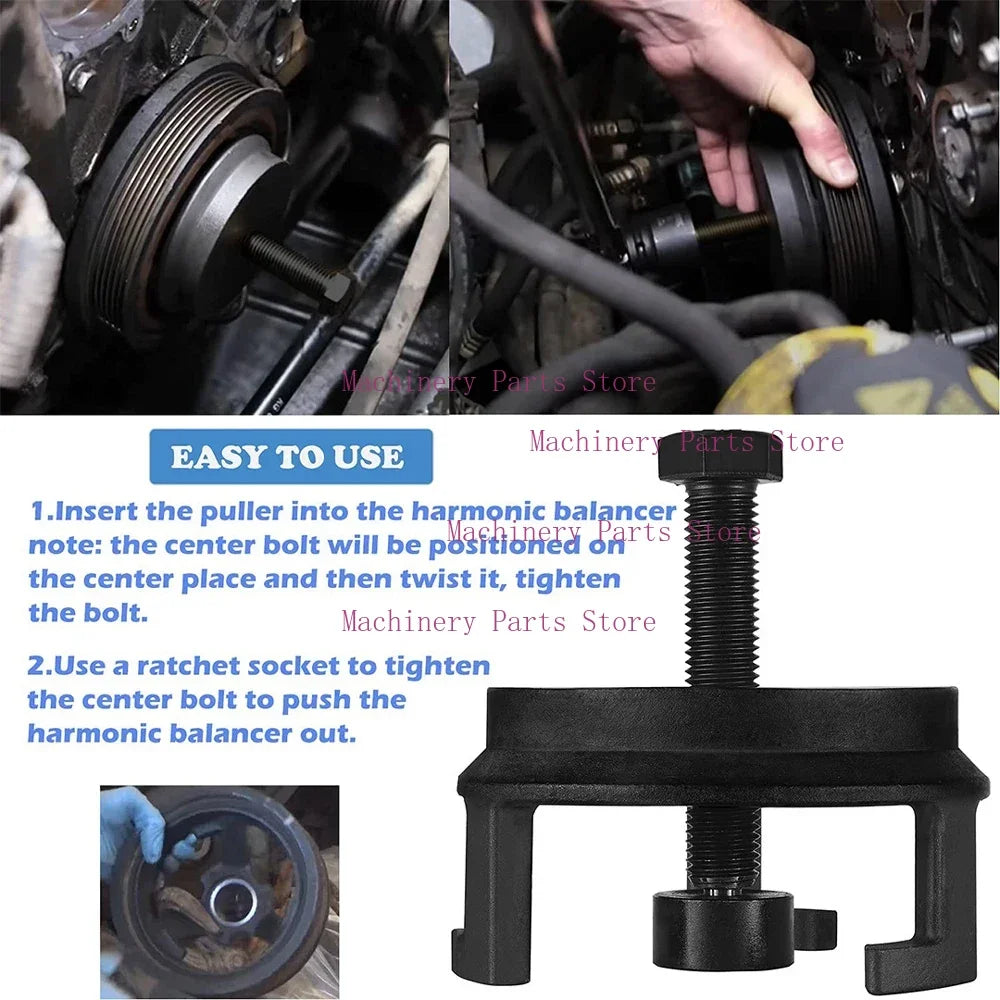 Harmonic Balancer Puller Crank Pulley Puller LS1 LS2 LS3 LS6 For Ford Automotive Replacement Engine Removes Harmonic Balancer