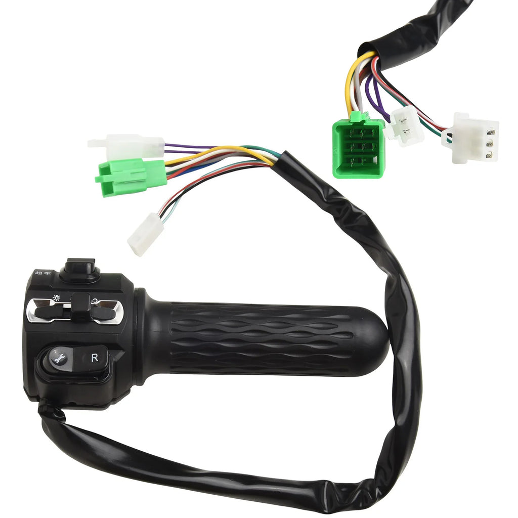 E-bike Electric Vehicles Throttle Switch-Horn Headlights Turn Signals Electric Bicycle Spin Handle Disc Brake Split Spin Handle