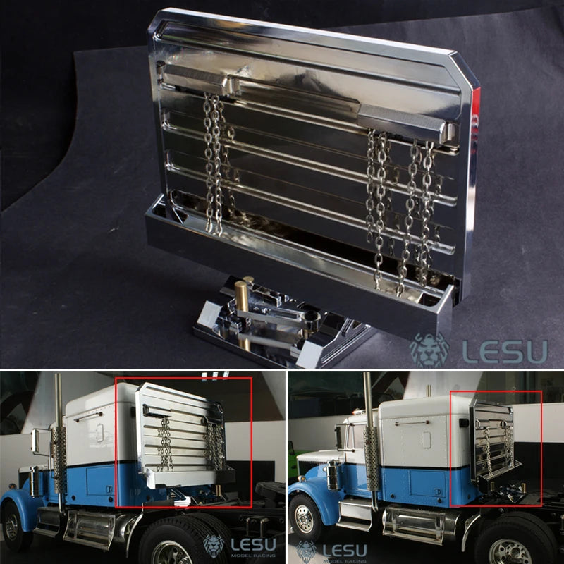 LESU Accessories Metal Rear Plate Spare for 1/14 Tamiyaya King Truck Tractor RC Car Toucan RC Hobby Upgrade part TH02263