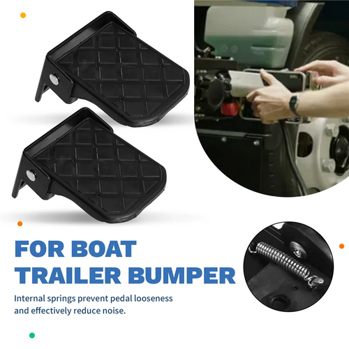 2PCS Anti-Slip Folding Truck Bed Step For Boat Trailer Bumper And Pickup Tailgate Ladder, RV Exterior Parts