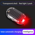 Car solar anti-theft light auto interior warning light LED Warning Lamp Simulated Alarm Anti-Theft LED Flashing Security Light