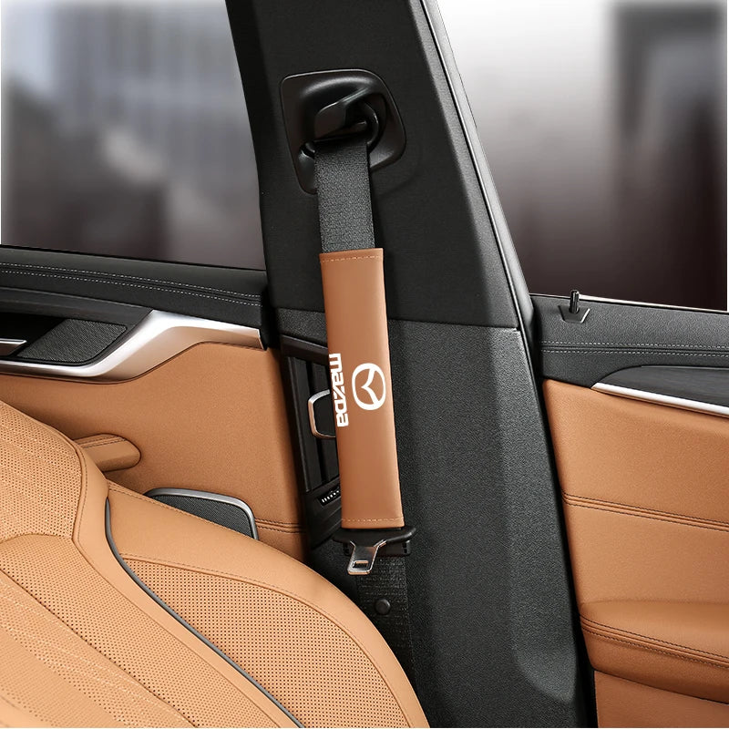 Car seat belt interior accessories seat belt cover interior For Mazda 3 6 CX5 2 CX3 CX9 MX5 RX8 Axela Demio Atenza MS GJI