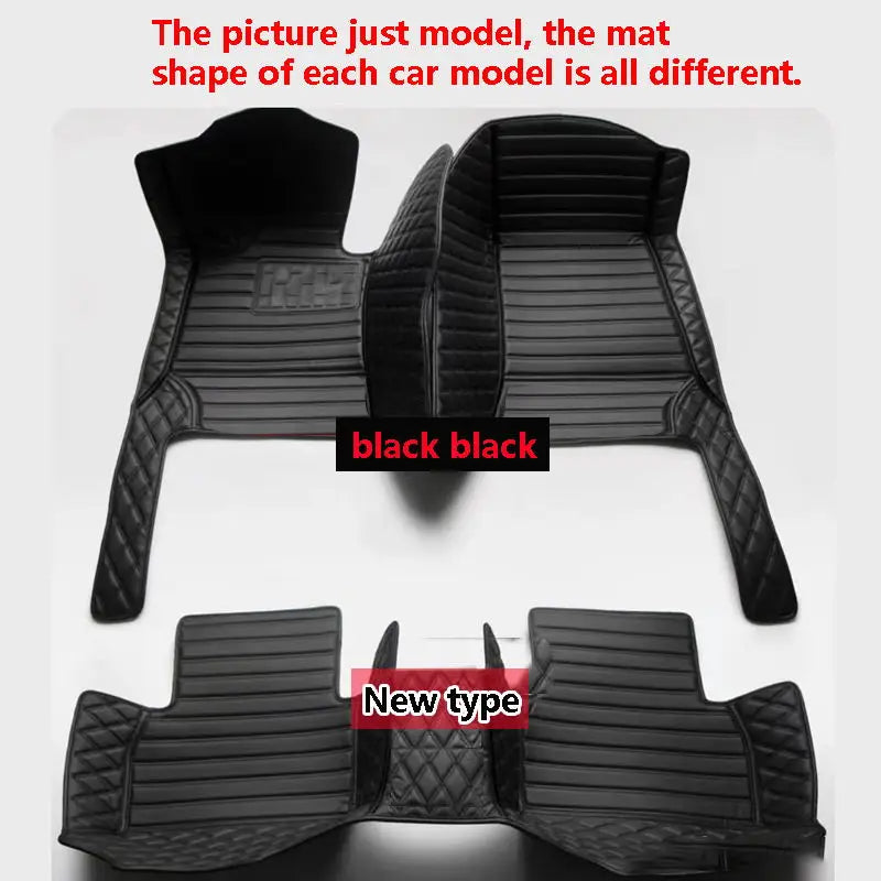 Car floor mats for Ford Mustang 2011 2012 2013 2014 Custom auto foot Pads automobile carpet cover