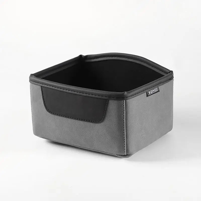 Car Center Console Organizer Multifunctional Storage Box with Cup Holder and Tissue Dispenser for Auto Interior