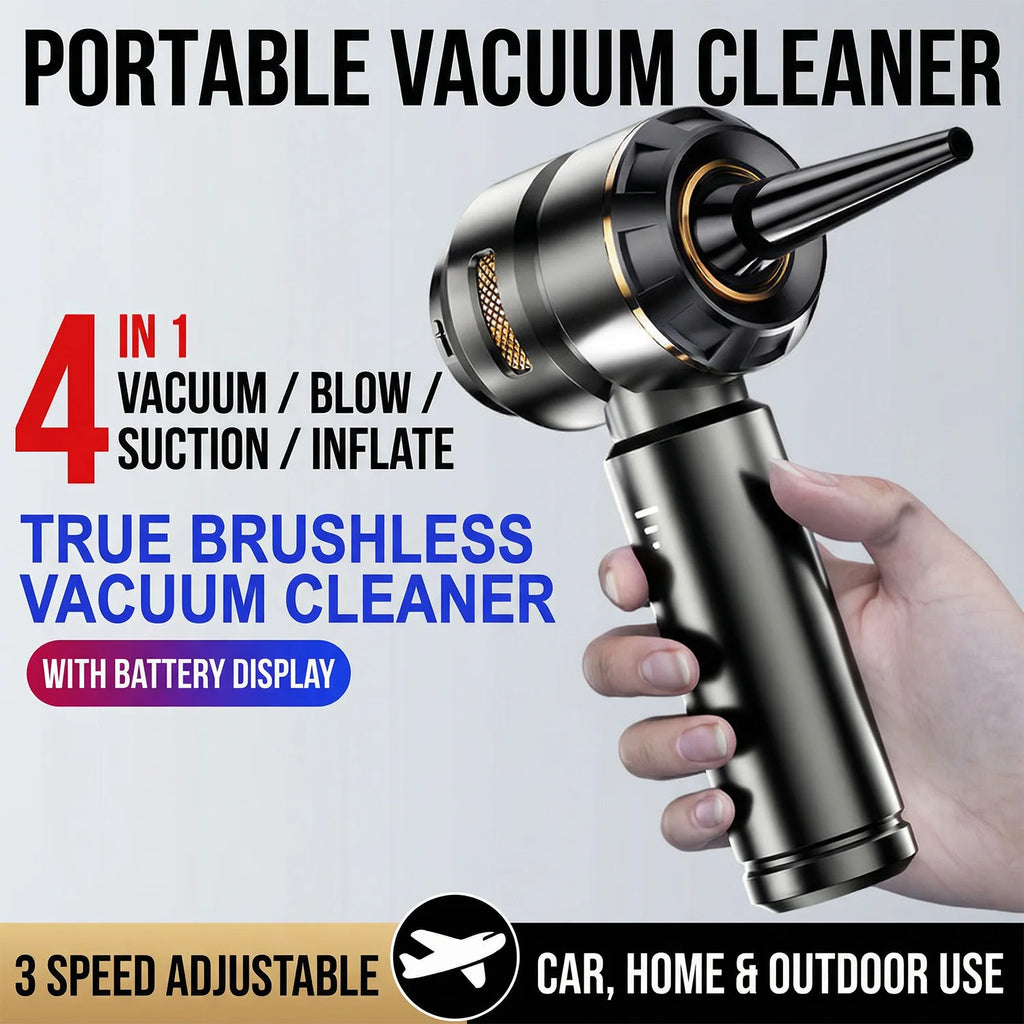 Car Wireless Vacuum Cleaner Strong Suction Handheld Wet Dry Auto Vacuum Home & Car Dual Use Mini Vacuum Cleaner Home Appliance