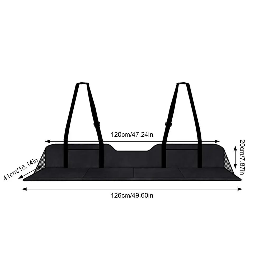 Car Compact Travel Mattress Bed Universal Rear Seat Mattress Extension Plate Collapsibles Backseat Mattress With Storage Bag