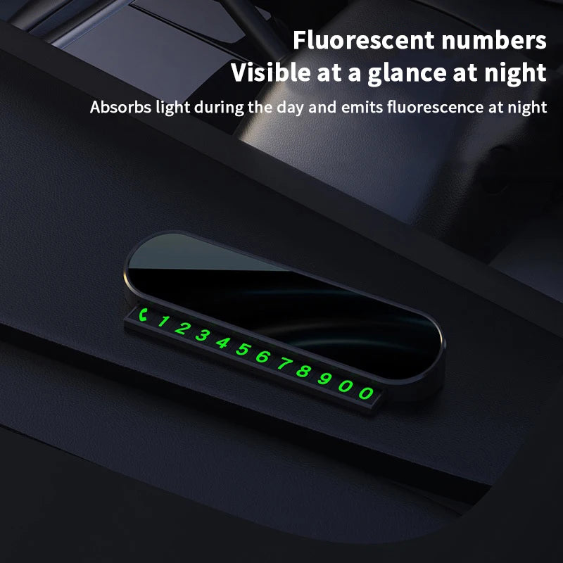 Handy Phone Number Card for Temporary Car Parking: Must-have Automobile Accessory