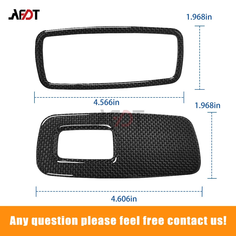AFDT Real Carbon Fiber Interior For Porsche 911 992 2019-2024 Car Window Lift Switch Panel Cover Sticker Accessories