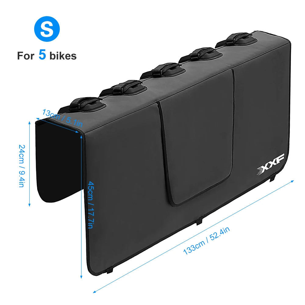 Mountain Bike Tailgate Pad Pickup Truck Tailgate Protection Pad with Fixing Strap For Truck Accessories For Bicycle