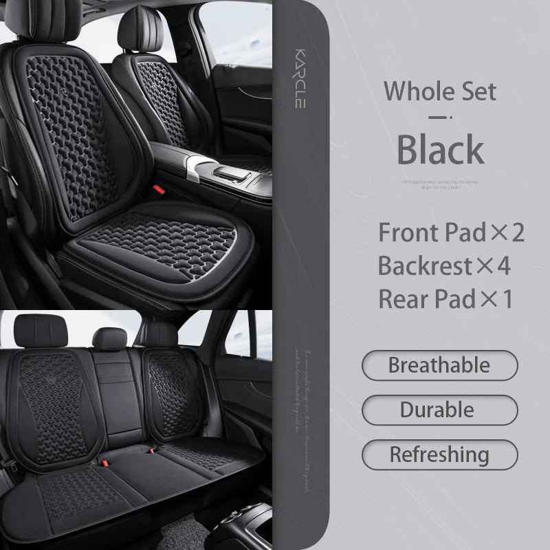 Universal Car Seat Covers Convex Design 3D Breathable Seat Covers Durable Car Seat Cushion Sweatproof Car Interior Accessories