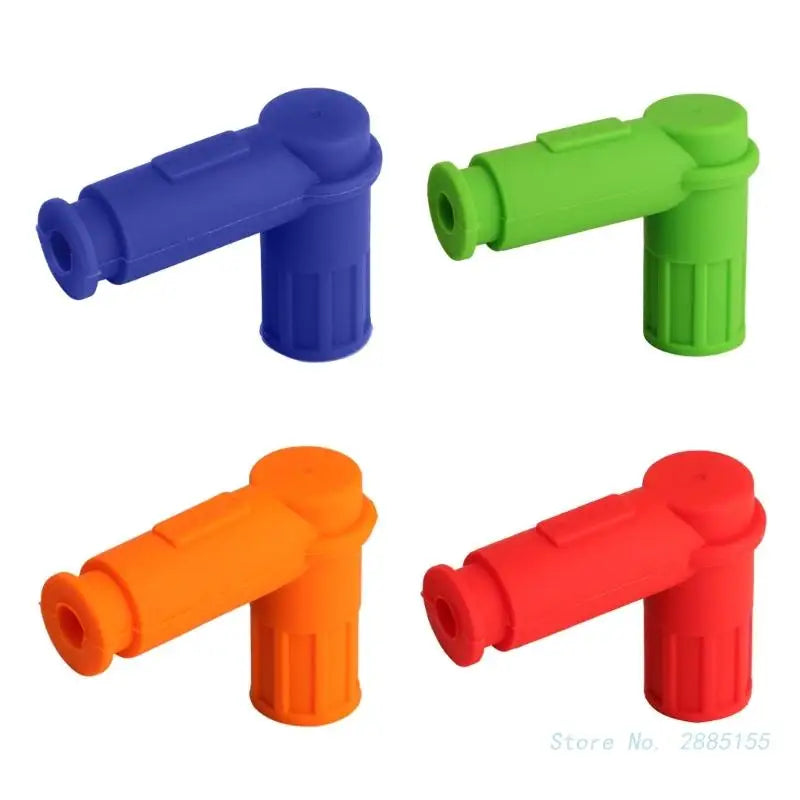 Tapa de bujía de silicona impermeable y sin resistencia, adecuada para motocicletas, scooters, motos de cross y vehículos todo terreno.