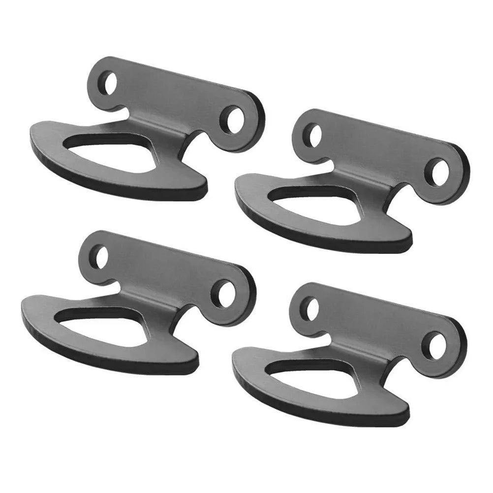 4 Pcs Trailer Chain Hooks Car Accessories Pickup Truck Cargo Tie down Anchors Gadgets
