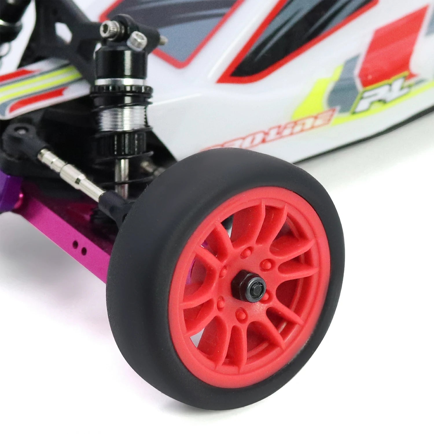 For 1/24 LOSI Micro-B On-Road Drift Racing Wheel Rims Hub with Tires Pre-mounted Pin For 1/28 Losi Micro-T WLtoys 244016