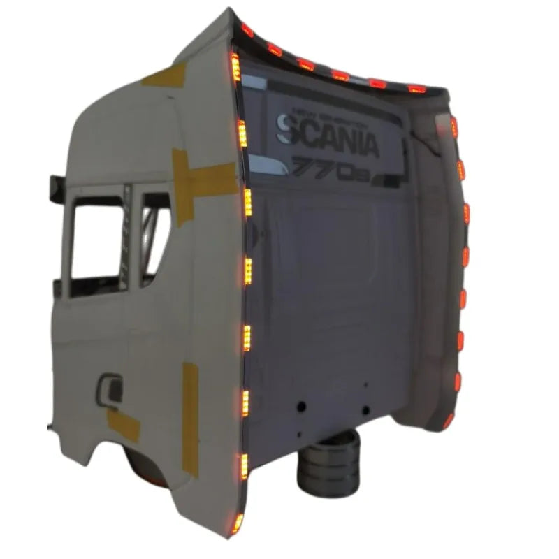 Side Lamp Bar Decorate Back Light for Tamiya 1/14 RC Truck Scania 770s 56368 Degree Upgrade Accessories
