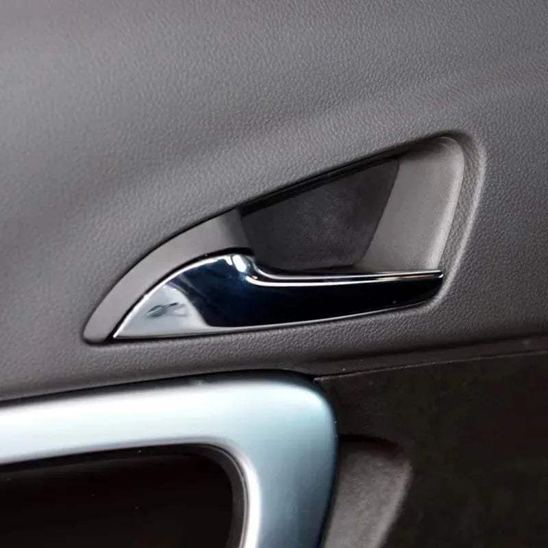 2009-2015 for Vauxhall Opel Insignia Accessories ABS Chrome A Pair Car Inner Door Handle Bezel Cover