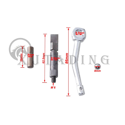 1 set Clutch Arm Lever Rod Ball Pin Rod For 49cc 66cc 80cc 2-Stroke Motorized Bicycle Engine parts