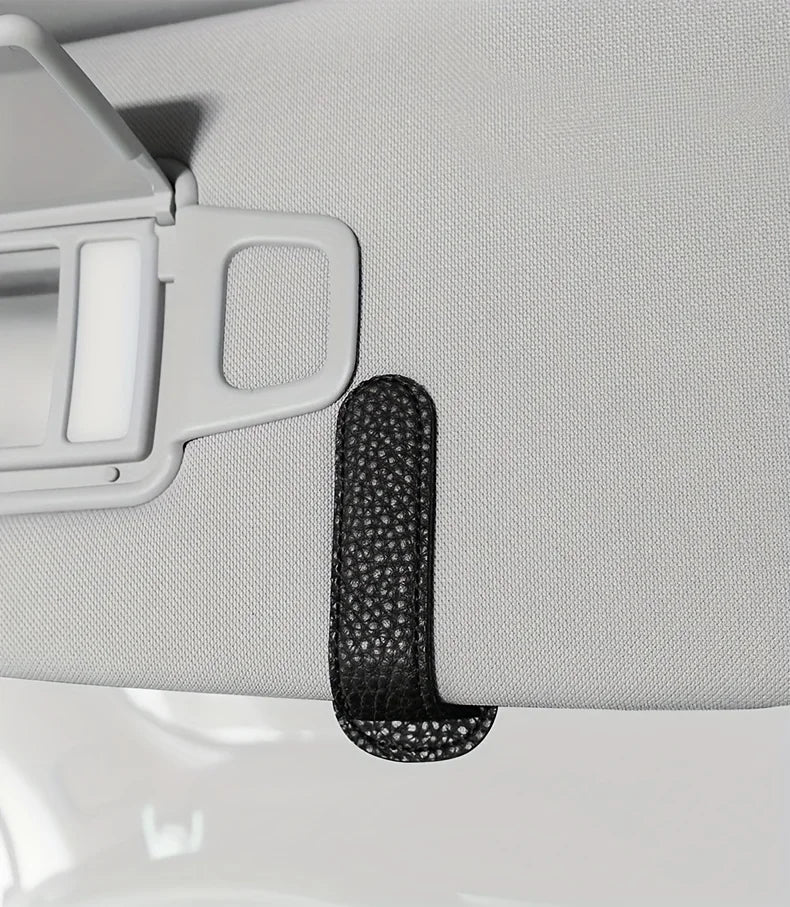 Car Visor Fashion Glasses Holder Clip,Secure Fit for All Vehicles,Visor Attachment,Stylish Car Accessory,Secure Magnetic Hold