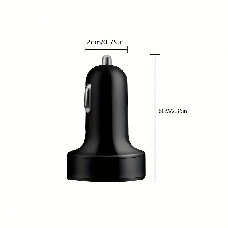 Car Charger 6 Ports Quick Charger QC3.0 Fast Charging Multi-function Adapters PD With Display Ambient Lighting Auto Sockets