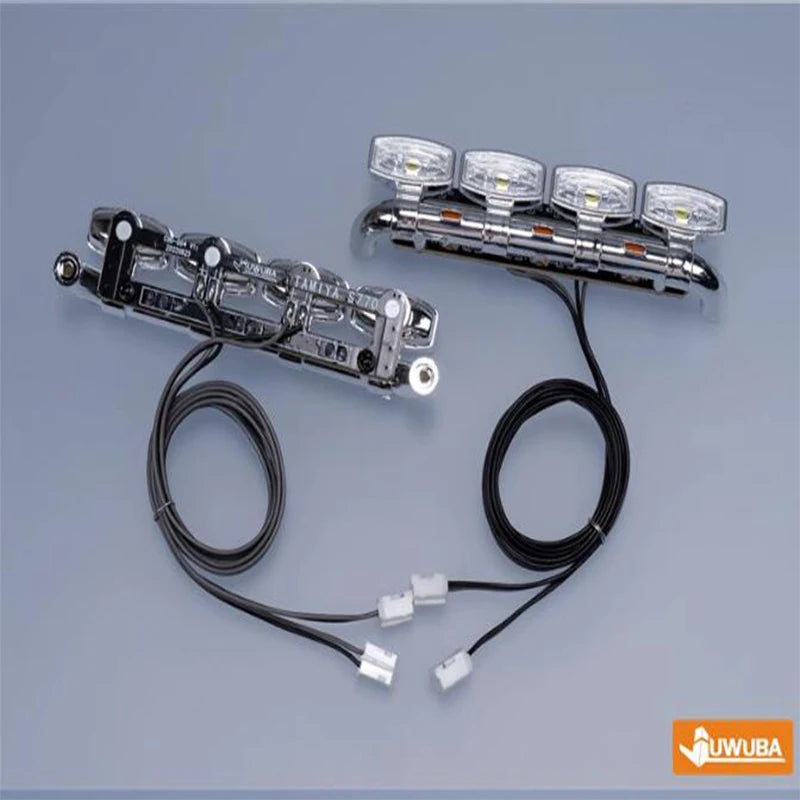 Focos para parachoques delantero de camión Tamiya RC 1/14, accesorios para coche SCANIA 770S 56368