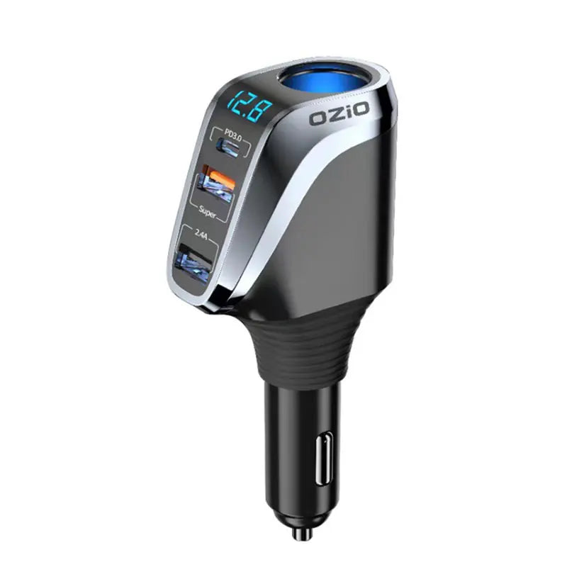 Car USB Socket Power 66W Automobile Charge Quick Car Charger QC3.0/PD Port Phone Charger Socket DC 12V/24V