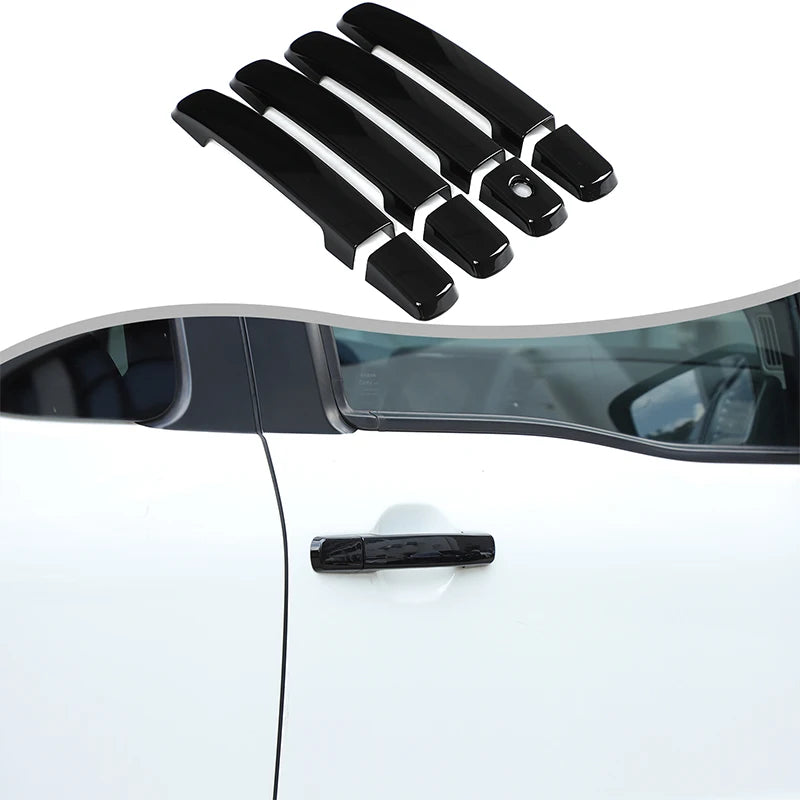 For 2005-2017/2022 Nissan Frontier car exterior door handle protective cover car decorative accessories ABS carbon fiber pattern