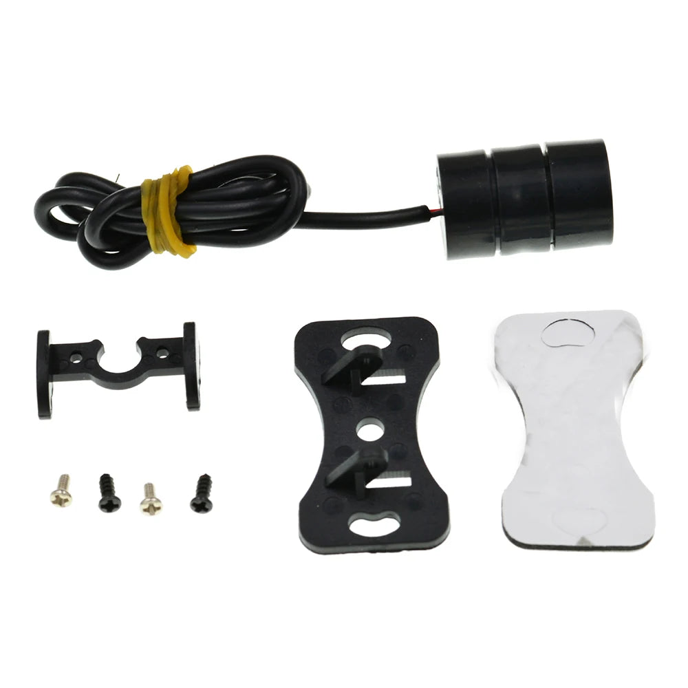 LED Motorcycle Anti-Fog Warning Brake Anti-collision Fog Light Car Lights Warning Lamp Laser Lamp