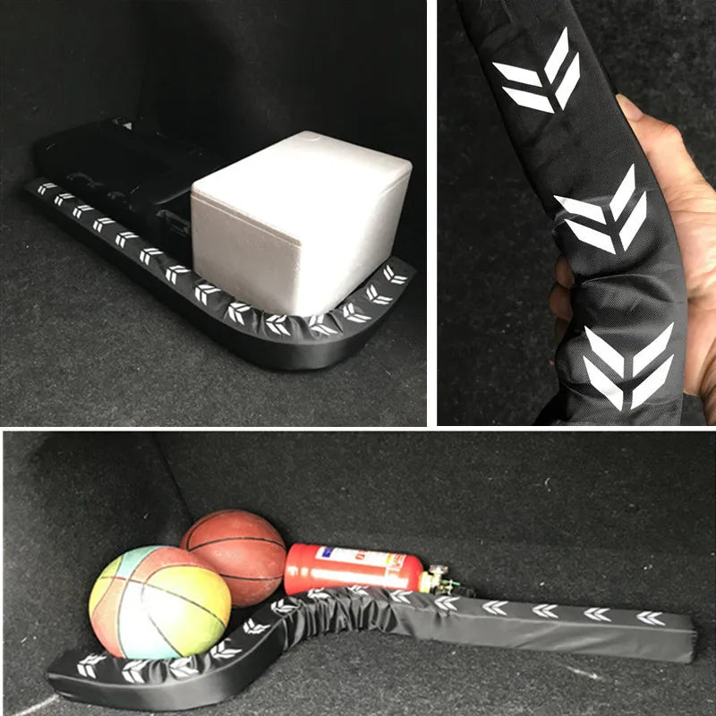 Car Trunks Organizer,Flexible vinyl-covered cushionis Prevent Trunk Items Collision Damage Car Storage Organization Accessories