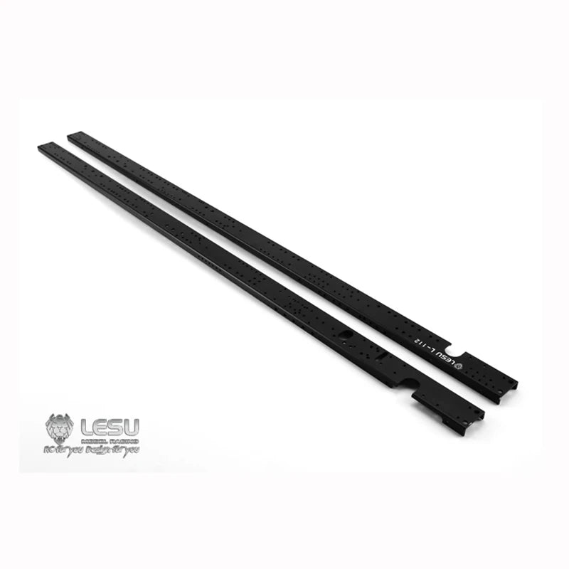 Metal Side Chassis Rail Parts For 1/14 RC LESU Tgs 8X8 Front Cylinder Dumper Outdoor Toys TH13446