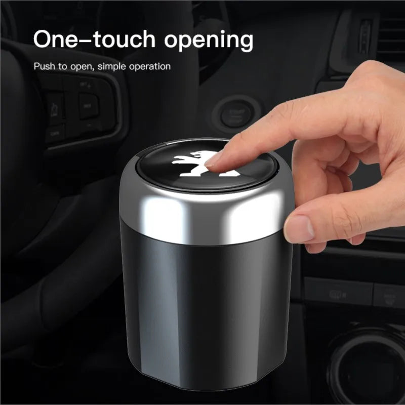 For Peugeot 208 3008 308 2008 207 107 508 607 106 Car Interior Accessories Ashtray LED Light Portable Smoke Ashes Holder