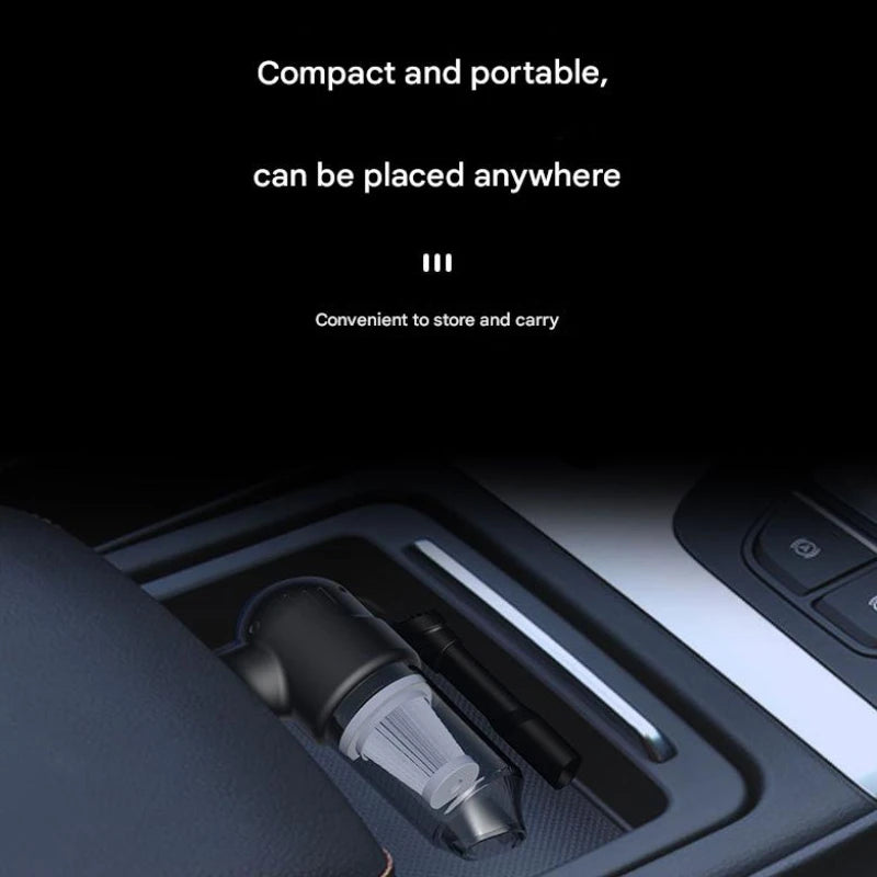 Wireless Handheld Car Vacuum Cleaner, Mini Portable Vacuum with Strong Suction for Car and Home UseCompact and Lightweight