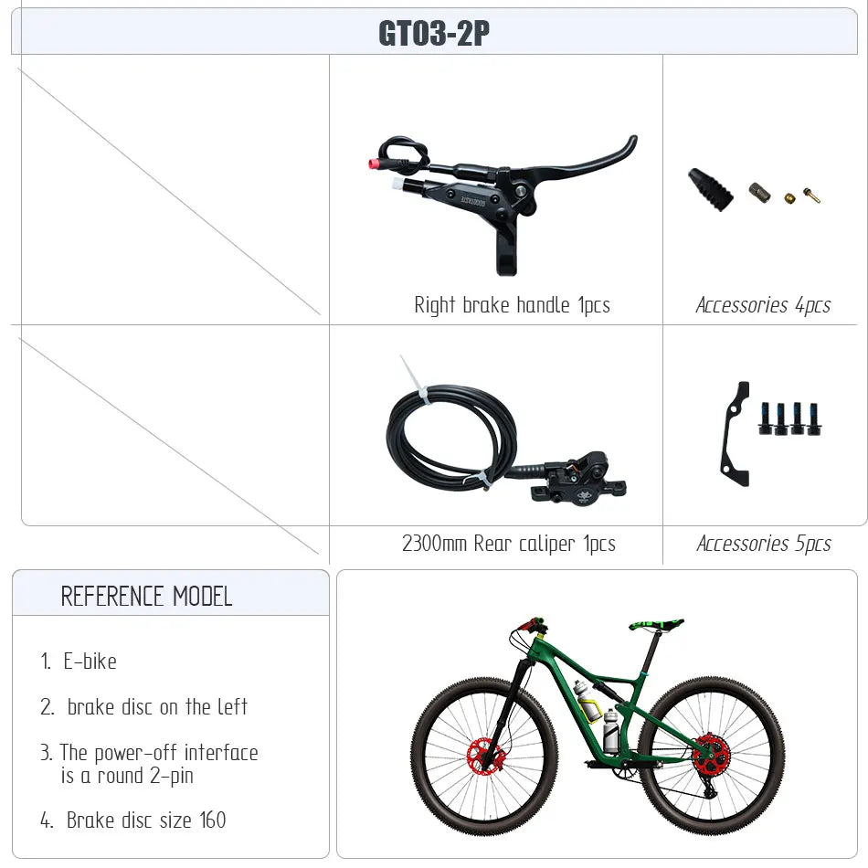 Power-off E-bike Electric Folding Oil Scooter Caliper Hydraulic Disc Brakes Bikes Mountain Bike Foldable Bicycle Riding Parts