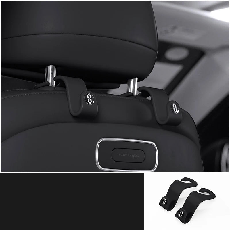 For Aito M5 M7 M9 Car Styling Passenger Hooks Seat Back Hook Auto Interior Organization Original Color Modified Accessories