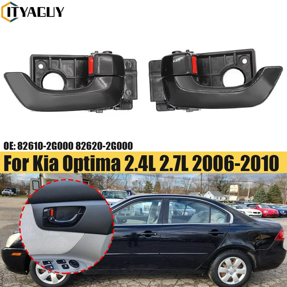 Car Inside Door Handle Front Rear Left Right Fit For Kia Optima 2.4L 2.7L 2006-2010 82620-2G000 82610-2G000 Interior Accessories