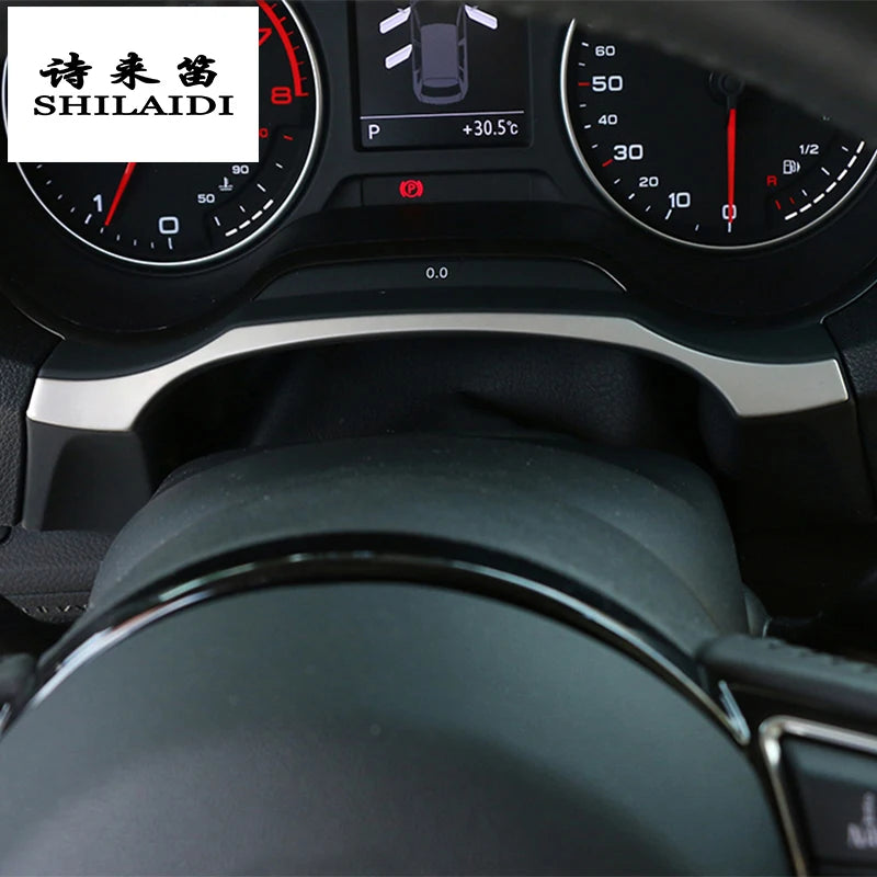 Car Styling For Audi A3 8V S3 2014-2020 Interior Accessories Center Console Dashboard navigation decoration Trim Cover Stickers