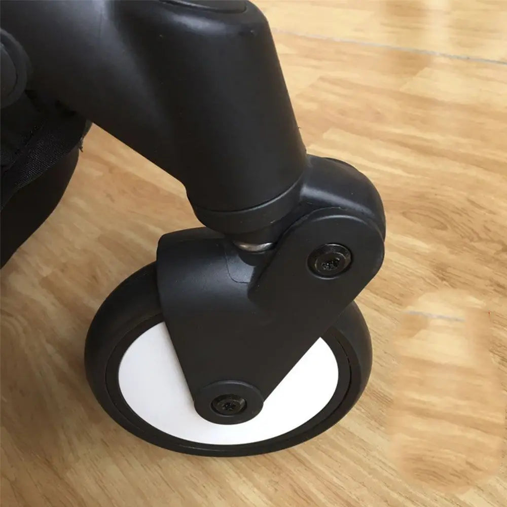 Tools Stroller Accessories Trolley Wheel Bracket PU Tyre Side Cover Screw Clip Type Stroller Wheels Wheel Axle  Accessories