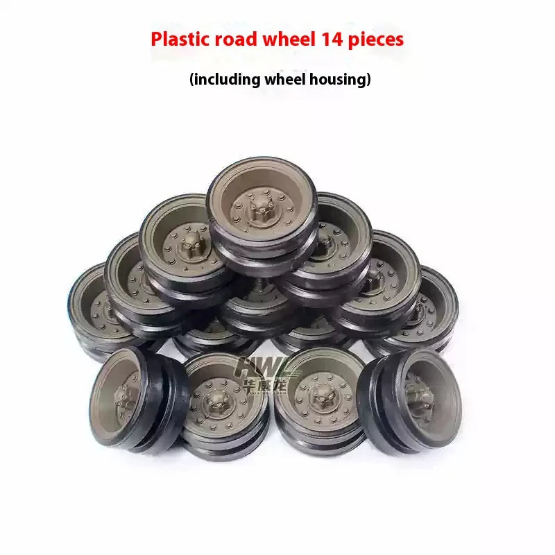 Henglong 3838-1m26 Tank Accessories Car Shell Plastic Track Drive Induced Road Wheel Rocker Arm Complete Set Of Accessories